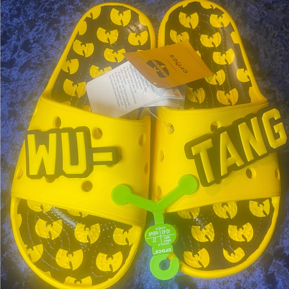 Wu Tang Croc slides, authentic. Brand new with tags.